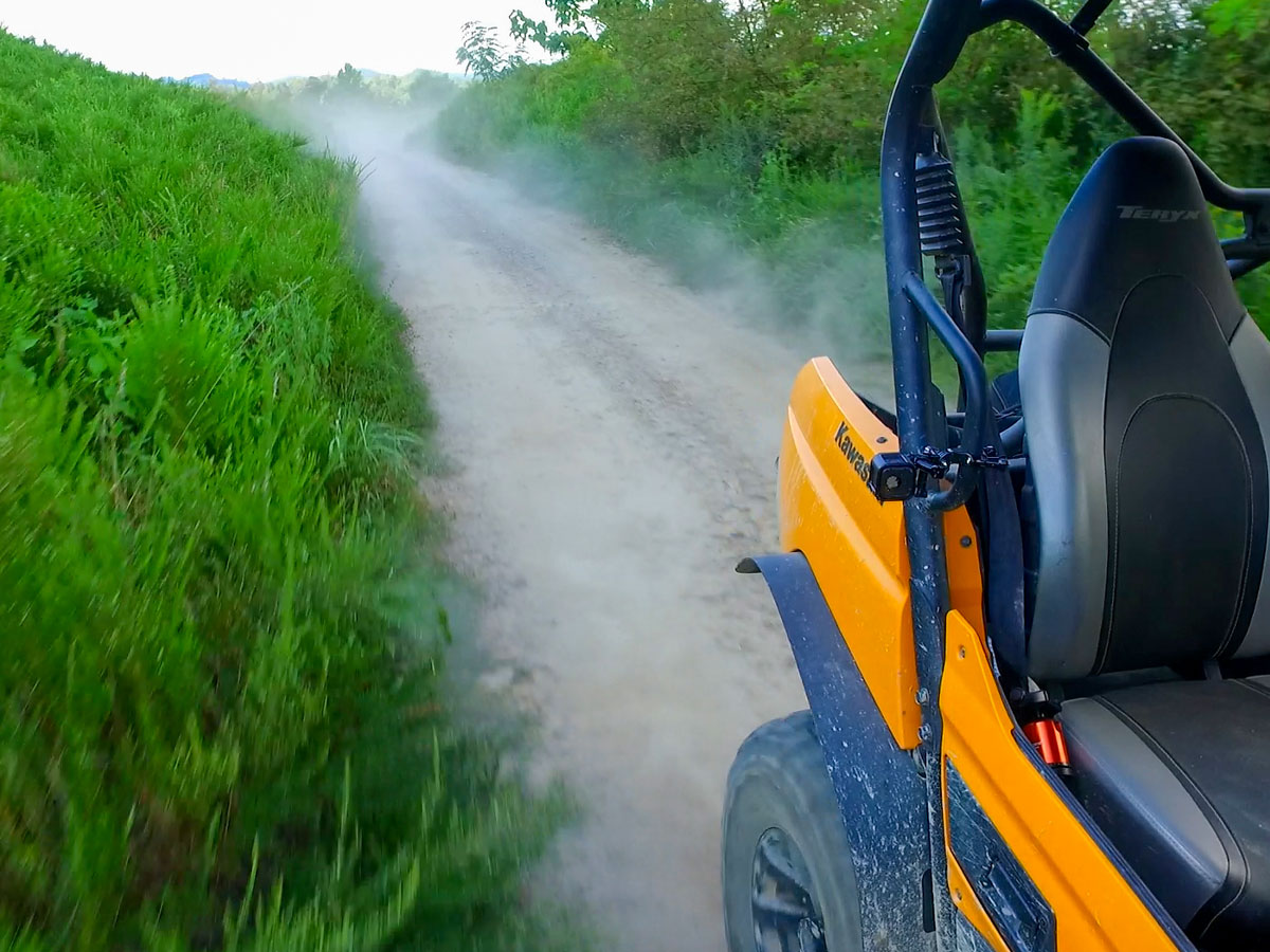 Dusty backcountry road